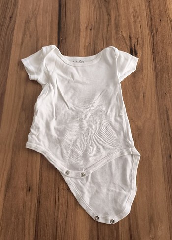 Beyaz Bebek Kısa Kollu Body - Görsel 3