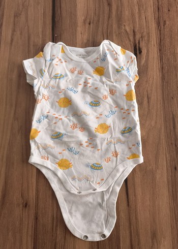 Beyaz Bebek Kısa Kollu Body - Görsel 2