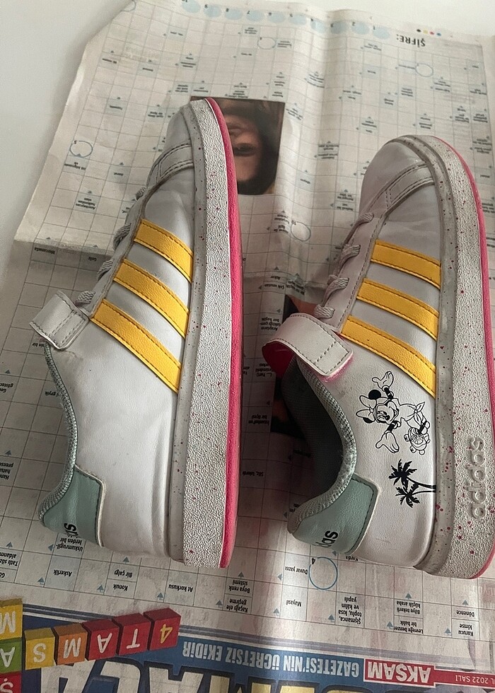 Adidas Disney özel seri kız spor ayakkabısı - Görsel 4