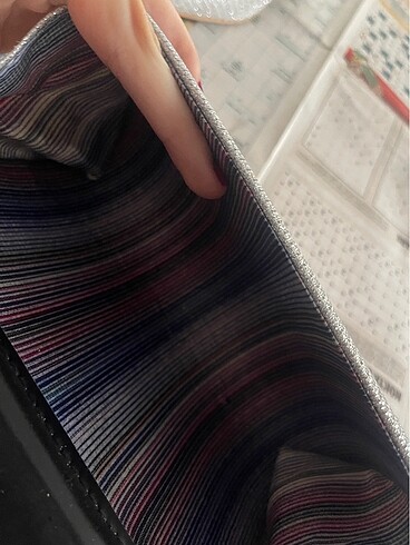 Simli gümüş abiye çanta - Görsel 3