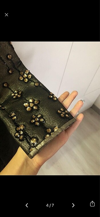 Dore Ceket balık etek abiye türkan çelik takım - Görsel 4