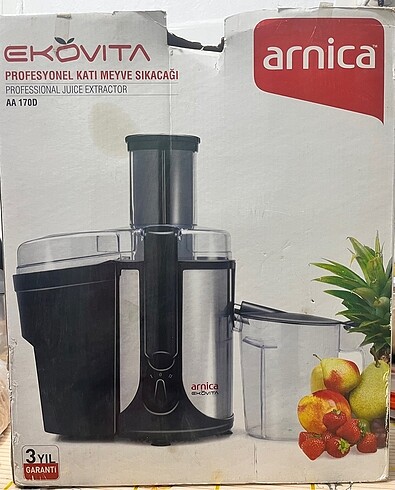 Arnica katı meyve sıkacağı