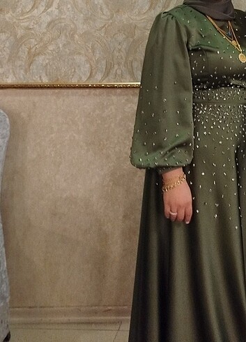 Olcay Gulsen Büyük Beden Tesettür Abiye