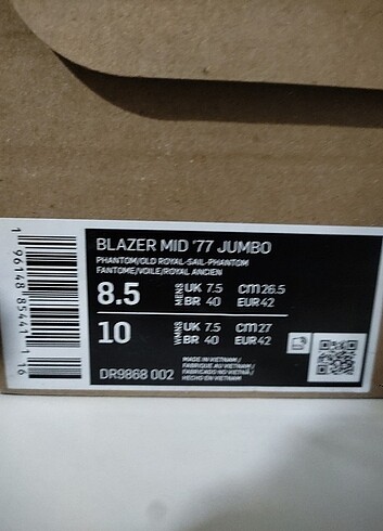 Blazer jumbo mavi
