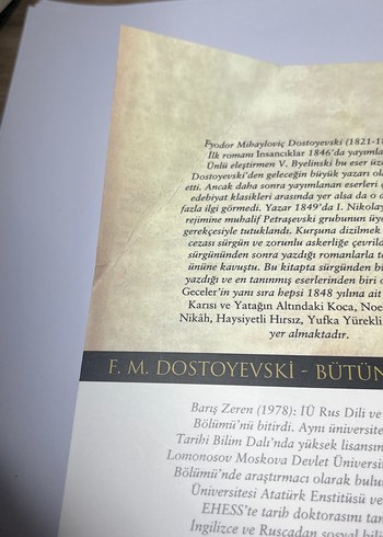  Beden Beyaz Geceler - Fyodor Dostoyevski