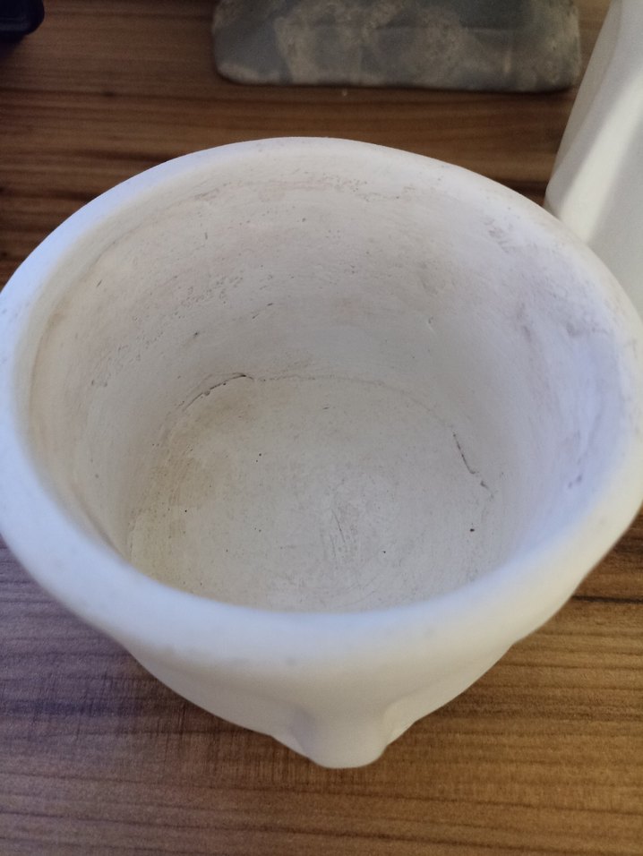 Beyaz Yüz Figürlü ikili Dekoratif Saksı - Görsel 3