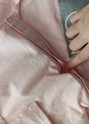 Pembe Baskılı Hamile ,lohusa gecelik - Görsel 4