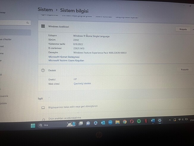  Beden Renk Hp bilgisayar