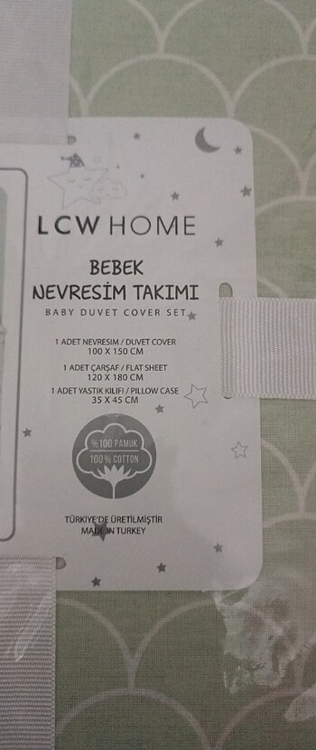  Beden LCW Home bebek nevresim takımı 