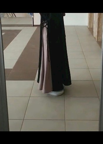 Diğer Zade Siyah Uzun tesettür Elbise Lale yucel