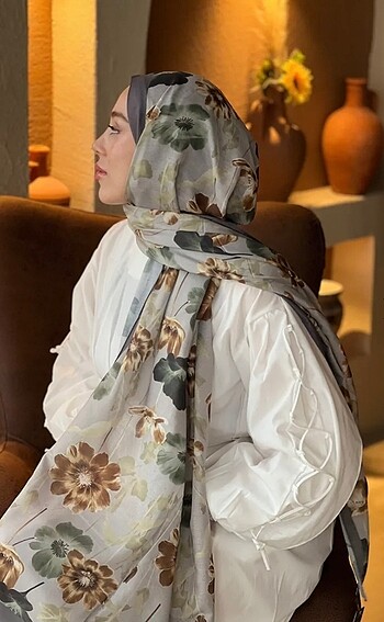 Moda kaşmir fiori desen lina şal