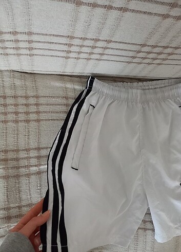 s Beden beyaz Renk Adidas deniz şortu