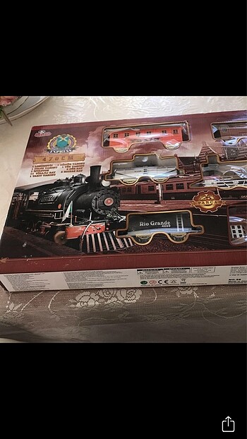 Sesli ışıklı tren seti