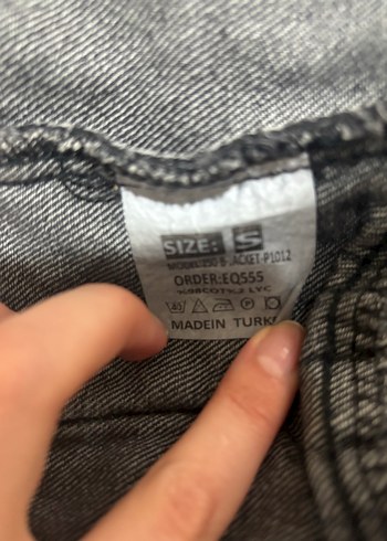 Diğer Kadın Siyah Denim Ceket
