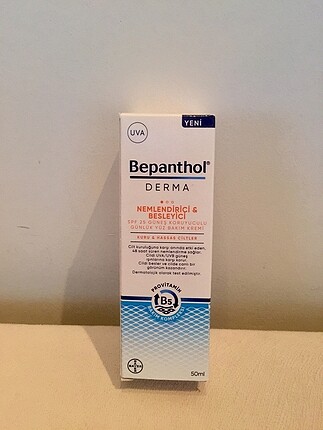 Bepanthol Derma Nemlendirici Besleyici SPF 25. Yüz yıkama jeli. 