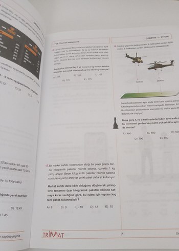 Beden Trimat Matematik 5 Deneme TYT