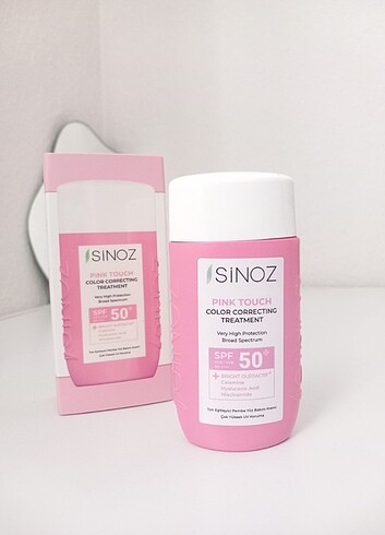 Sinoz pembe güneş kremk