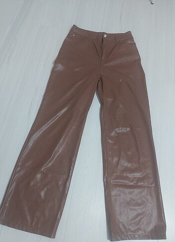 Defacto kadın deri pantolon - Görsel 3