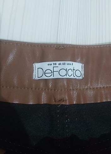 Defacto kadın deri pantolon - Görsel 6