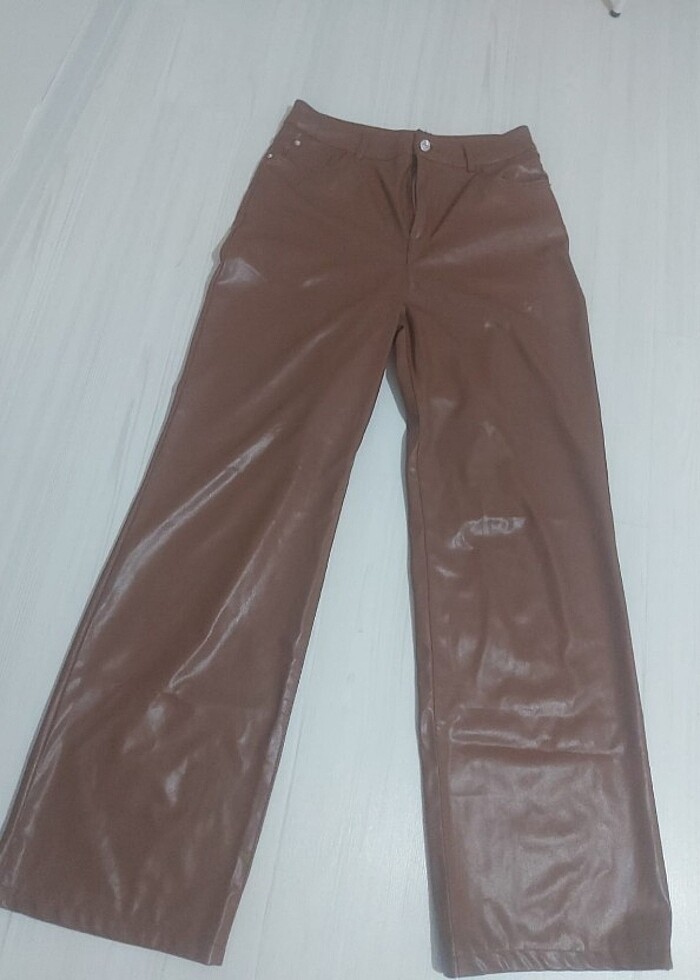 Defacto kadın deri pantolon  - Görsel 3