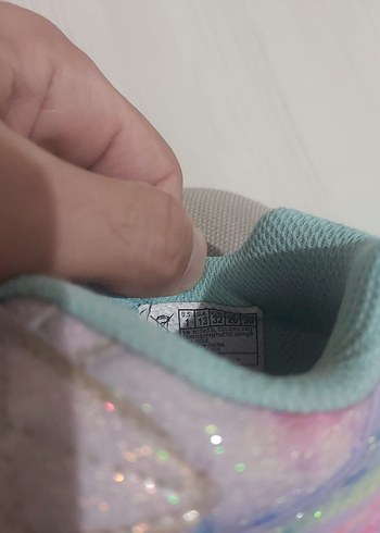 Skechers kız Çocuk Çok Renkli Kalp Desenli Spor Ayakkabı - Görsel 9