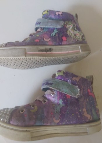 Skechers Skechers kız çocuk Mor Bağcıklı Velcro Spor Ayakkabı