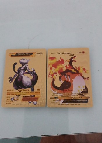 pokemon orjinal kartları altın kartlar özel seriden