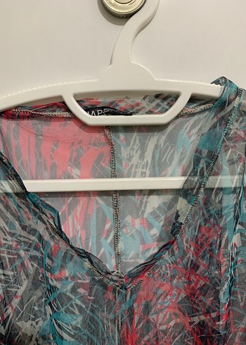 Nap S-M uyumlu desenli pareo elbise - Görsel 4