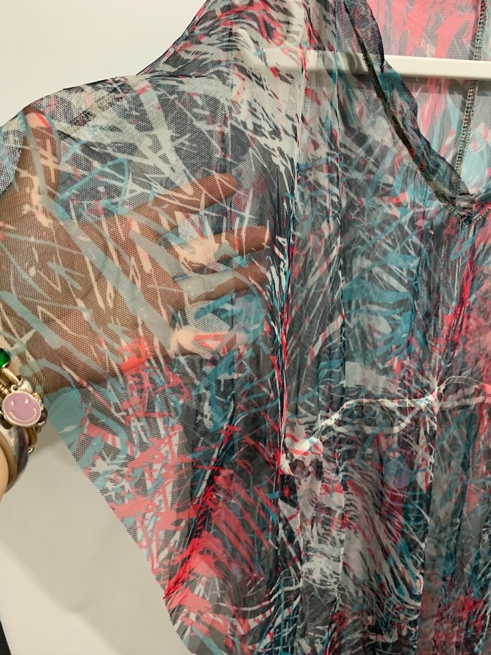 Nap S-M uyumlu desenli pareo elbise - Görsel 2