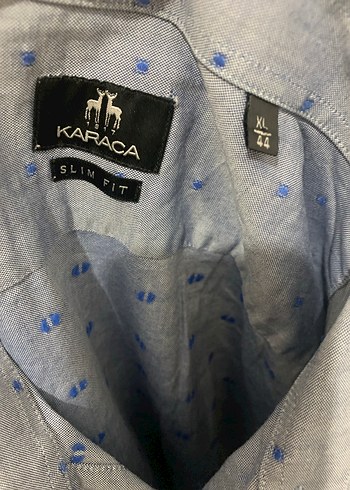 Karaca Karaca XL beden mavi desenli gömlek