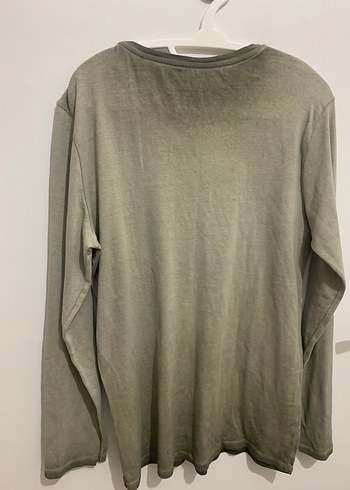 Guess Orijinal Guess açık haki uzunkollu sweatshirts