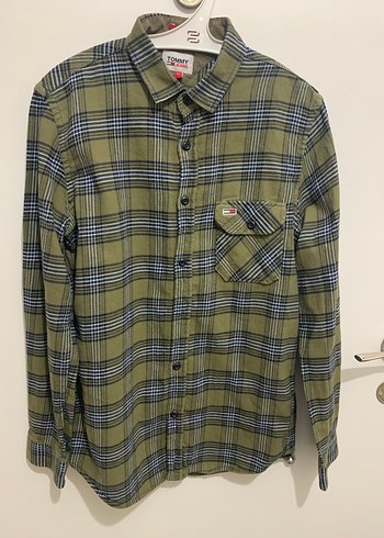 Orijinal Tommy Hilfiger S-M kışlık oduncu gömlek