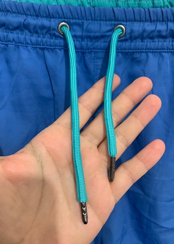 Dagi M beden mavi fileli deniz şortu - Görsel 3