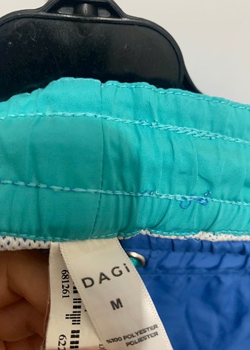 Dagi M beden mavi fileli deniz şortu - Görsel 8