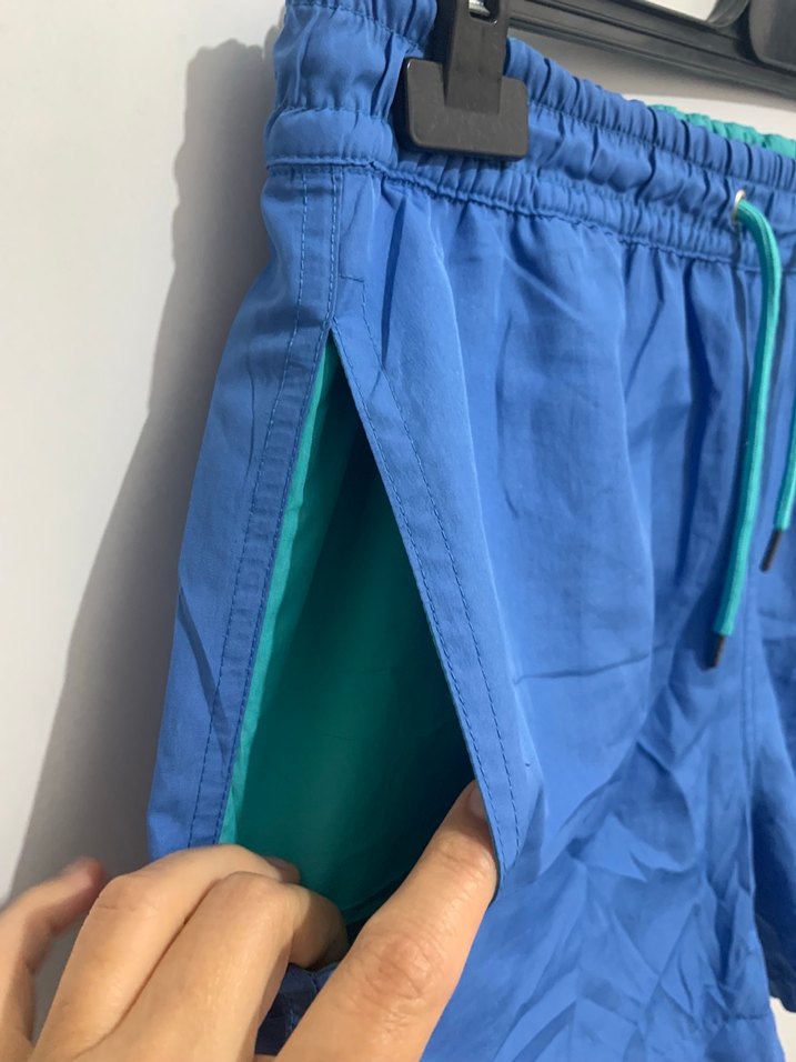 Dagi M beden mavi fileli deniz şortu - Görsel 2