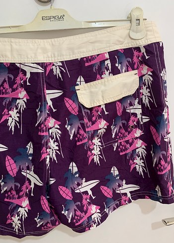 Zara Man XL beden desenli deniz şortu - Görsel 4