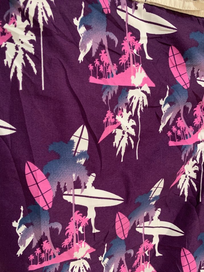 Zara Man XL beden desenli deniz şortu - Görsel 2