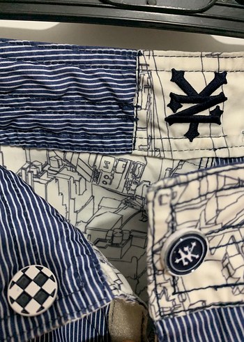 Zoo York y2k 36 beden çift yönlü şort - Görsel 4