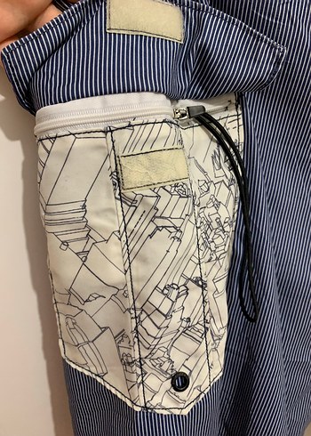 Zoo York y2k 36 beden çift yönlü şort - Görsel 8