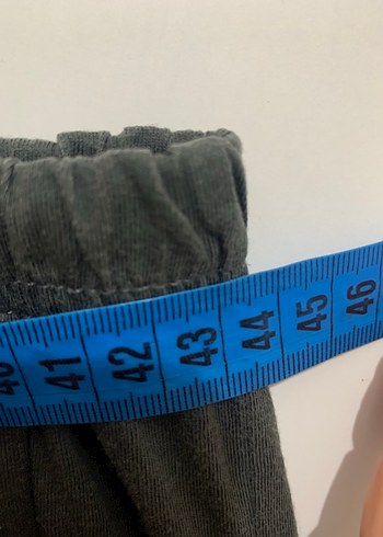 2XL-3xL beden cepli yüksek bel pijama altı - Görsel 4