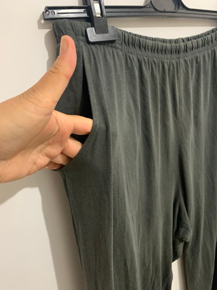 2XL-3xL beden cepli yüksek bel pijama altı - Görsel 2