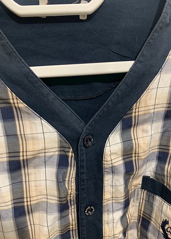 L-XL uyumlu önden düğmeli pijama üst - Görsel 3