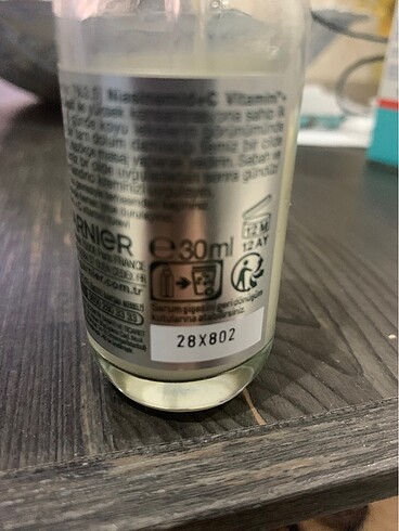 Beden Garnier süper Aydınlatıcı serum