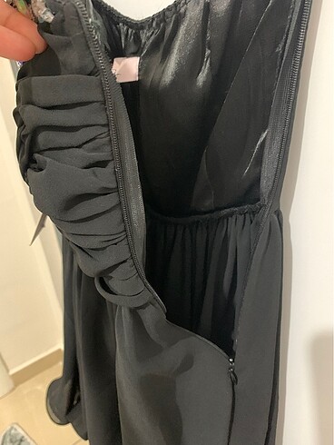 Koton 34 beden straplez abiye elbise - Görsel 9