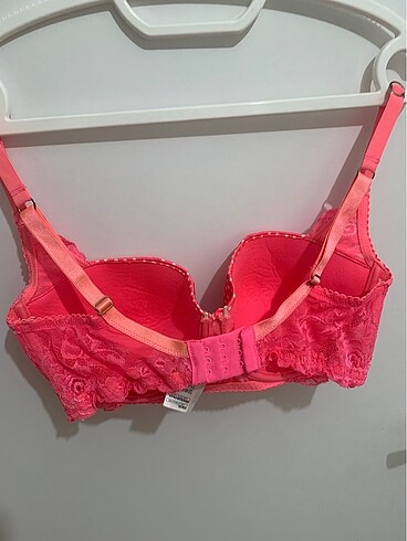 34 Beden pembe Renk F&F 75DD/34DD puantiyeli dantel sütyen