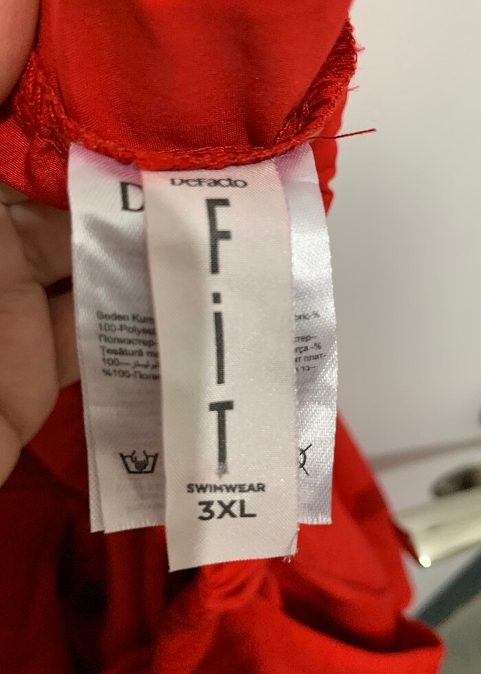 Defacto 3XL /4XL kırmızı deniz şortu - Görsel 4