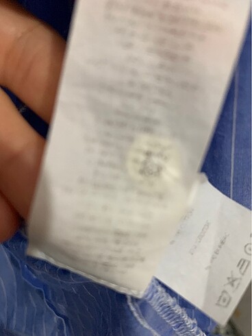 s Beden Polo Garage S beden mavi çizgili gömlek