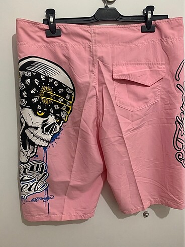 Ed Hardy 48 beden kuru kafa deniz şortu - Görsel 10