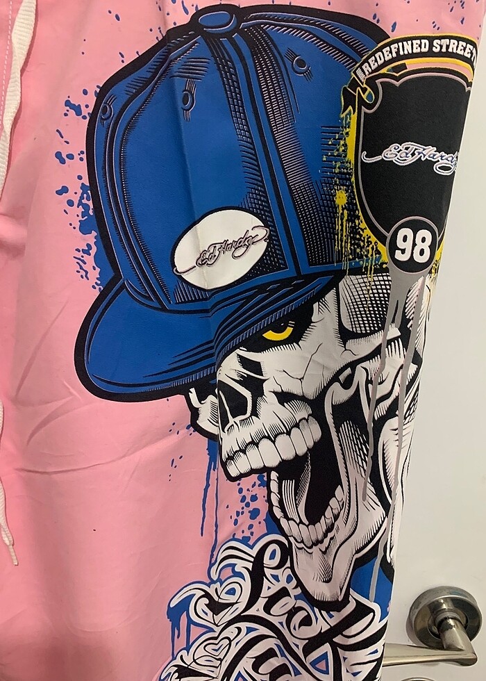 Ed Hardy 48 beden kuru kafa deniz şortu - Görsel 3