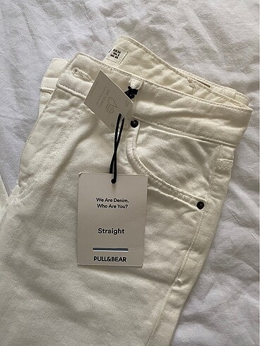 Pull&bear beyaz pantolon